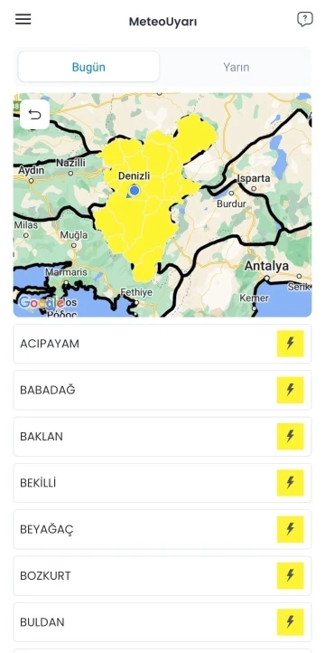 Denizli’de sel baskılarına karşı uyarı yapıldı
