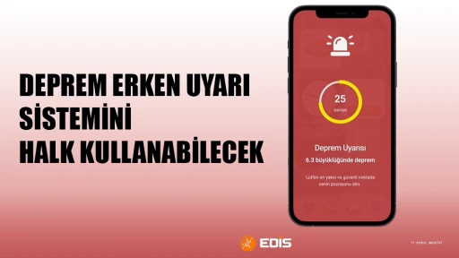 Deprem erken uyarı sistemini halk kullanabilecek