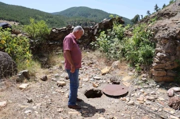 Depremde suyu çekilen kuyunun etrafındaki hayvanlar telef oluyor
