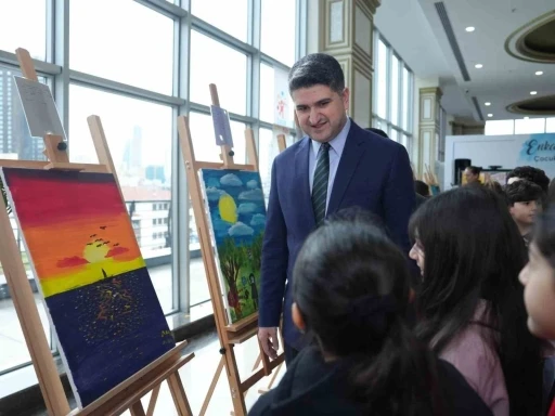 Depremzede çocuklar çizdi görenler duygulandı
