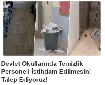 Devlet okullarında temizlik sorunu: Veliler tepkili