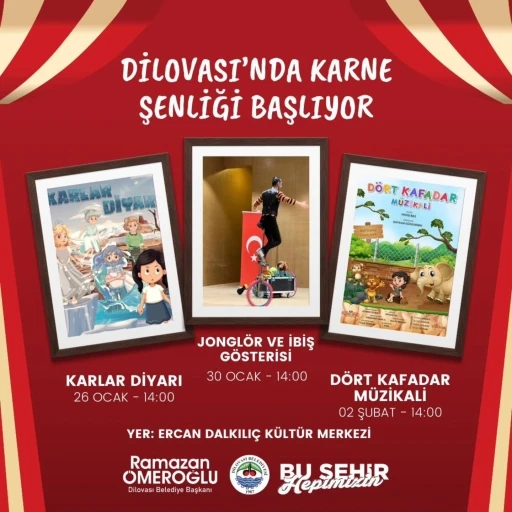 Dilovası’nda karne şenliği başlıyor
