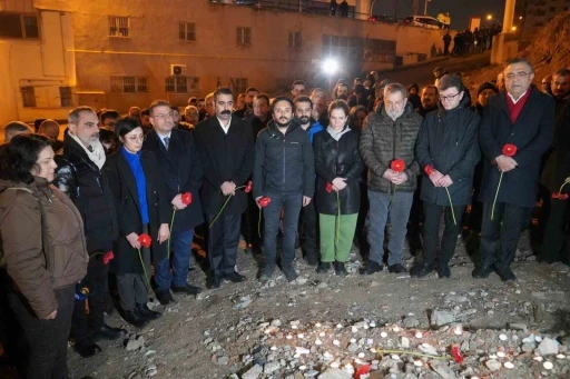 Diyarbakır’da 6 Şubat depremlerinde hayatını kaybedenler anıldı
