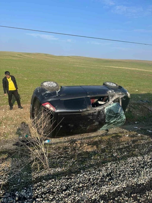 Diyarbakır’da otomobil takla attı: 1 yaralı
