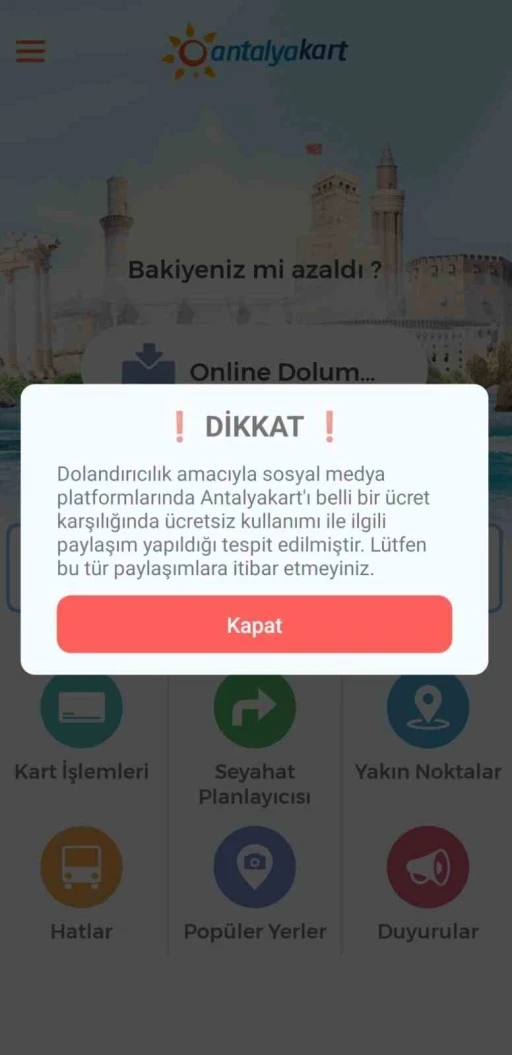 Dolandırıcıların yeni hedefi ulaşım kartları
