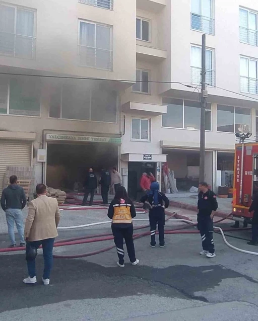 Dörtyol’da iş yeri yangını
