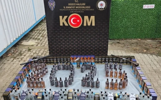 Düzce’de yılbaşı öncesi kaçak içki operasyonu
