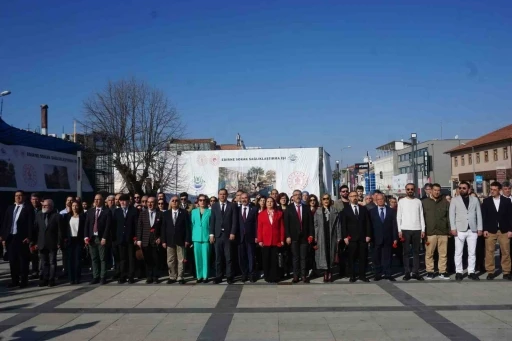 Edirne’de 14 Mart Tıp Bayramı dolayısıyla tören düzenlendi
