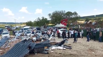 Edirne Valiliği kararıyla ’tiny house’ yapılarının yıkımı esnasında ortalık karıştı
