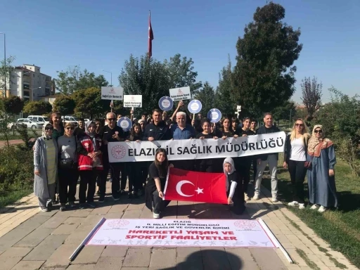 Elazığ’da Dünya Yürüyüş Günü etkinlikleri
