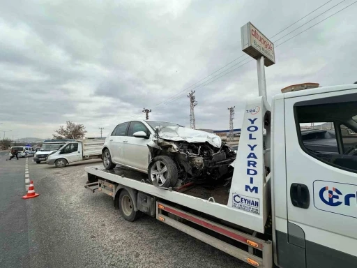 Elazığ’da trafik kazası: 2 yaralı
