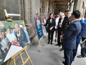 Erzurum’da 15 Temmuz fotoğrafları sergilendi
