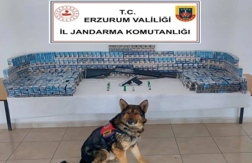 Erzurum’da jandarmadan kaçakçılık operasyonu
