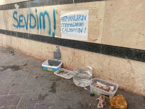 Eskişehir’de ‘Hayvanların mamalarını çalmayın!’ uyarısı
