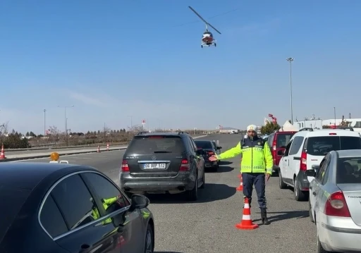 Gaziantep’te cayrokopter destekli denetimlerde 5 araç trafikten men edildi
