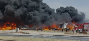 Gaziantep’te korkutan yangın
