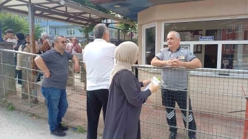 Geç kalan öğrenciler yürekleri ağızlara getirdi
