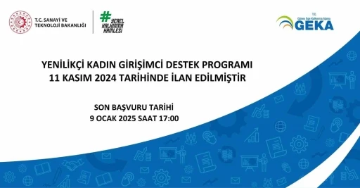 GEKA, 2024 Yılı Yenilikçi Kadın Girişimci Destek Programı’nı ilan etti
