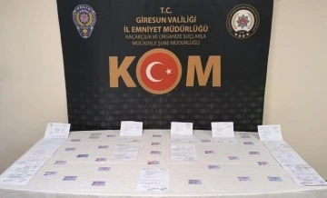 Giresun’da sahte ehliyet operasyonu: 6 gözaltı
