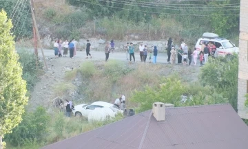 Hakkari’de otomobil kontrolden çıktı: 2 yaralı
