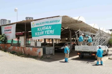 Haliliye Belediyesi Kurban Bayramı hazırlıklarını tamamladı
