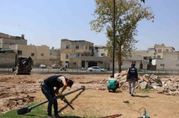 Haliliye’de  yeni park çalışmaları sürüyor
