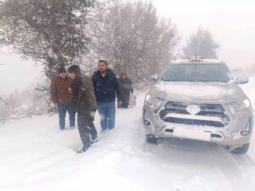 Hasta kadını hastaneye ormancılar yetiştirdi
