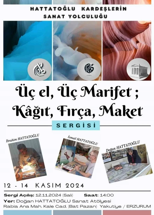 Hattatoğlu kardeşlerin sanat sevgisi
