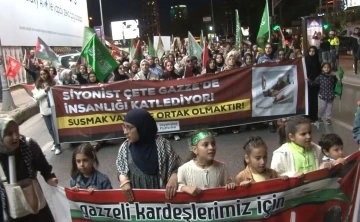 İsrail Başkonsolosluğu önünde protesto
