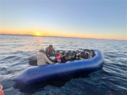 İzmir açıklarında kaçak göçmen yoğunluğu
