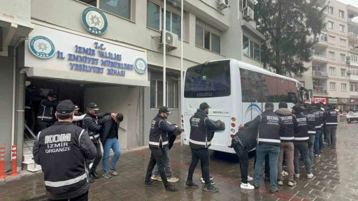 İzmir’de suç örgütüne operasyon: 11 tutuklama
