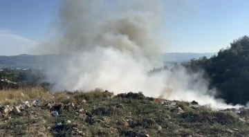 İznik’te çıkan yangın rüzgarın etkisiyle hızla büyüyor
