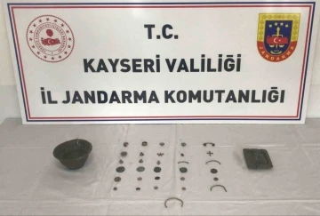 Jandarmadan tarihi eser operasyonu: 1 gözaltı
