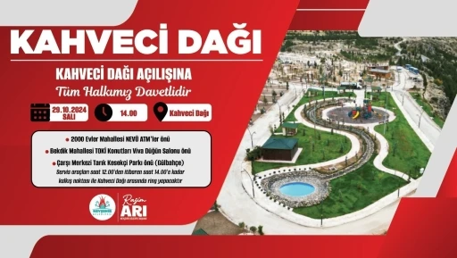 Kahveci dağı orman parkı hizmete açılıyor
