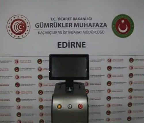 Kapıkule’de lazer epilasyon cihazı ele geçirildi
