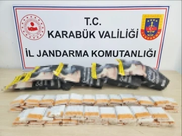 Karabük’te bin 700 makaron ve 3.5 kilo tütün ele geçirildi
