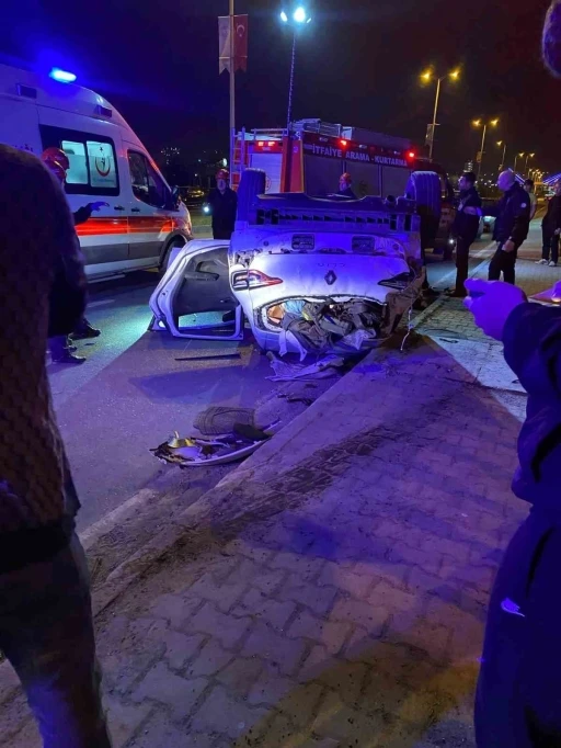 Karadeniz Ereğli’de otomobil takla attı, 5 kişi yaralandı
