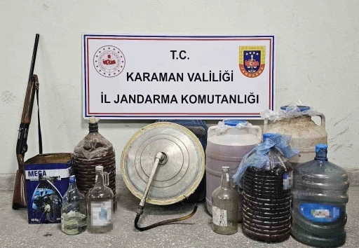 Karaman’da sahte içki operasyonu
