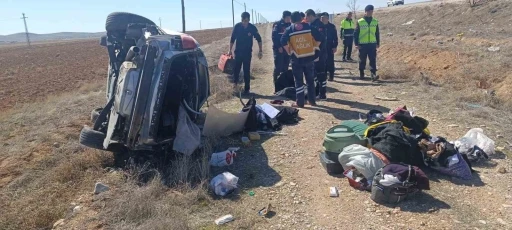 Karaman’da trafik kazası: 1 ölü, 1 yaralı
