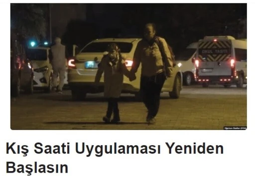 Karanlıkta güven için kış saati uygulansın