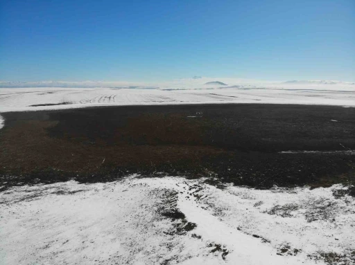 Kars Kuyucuk Kuş Gölü bataklığa döndü
