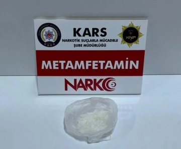 Kars’ta metamfetamin ele geçirildi
