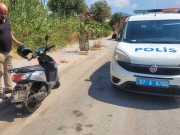 Kaza yapan motosikletin sürücüsü yaralandı
