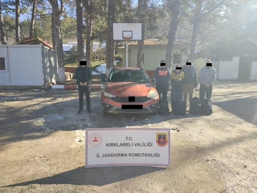 Kırklareli’nde 40 düzensiz göçmen yakalandı
