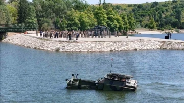 Kırklareli’nde köprücü araçları gösterisi yapıldı
