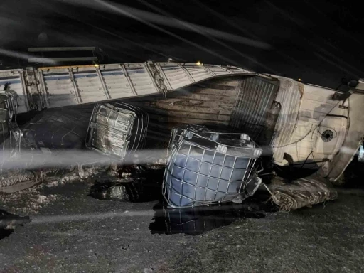 Konya’da tipi ve buzlanma kazaya neden oldu: 1 yaralı
