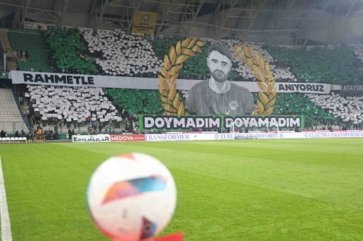 Konyaspor - Fenerbahçe maçında Ahmet Çalık anıldı
