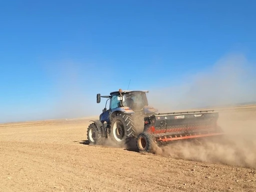 Kulu’da yaklaşık 750 bin dekarlık alanda arpa ve buğday ekimine başlandı
