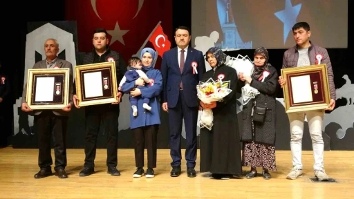 Kütahya’da Devlet Övünç Madalyası ve Beratı Tevcih töreni
