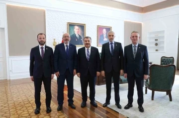 Kütahya heyeti Sağlık Bakanı Fahrettin Koca’yla görüştü
